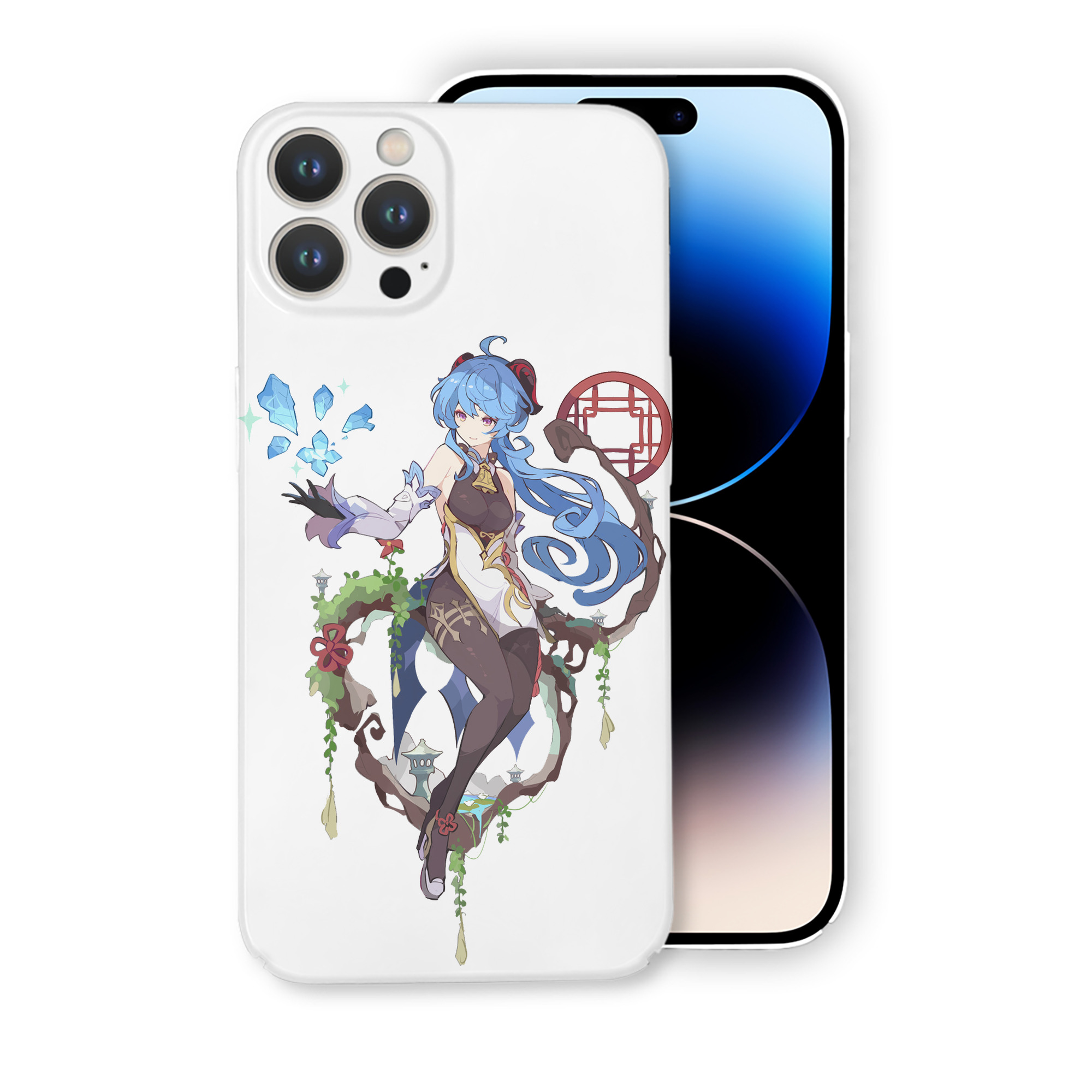 げんし神 甘雨 かんう genshin Ganyu 【iPhone 14シリーズ対応】ハードケース